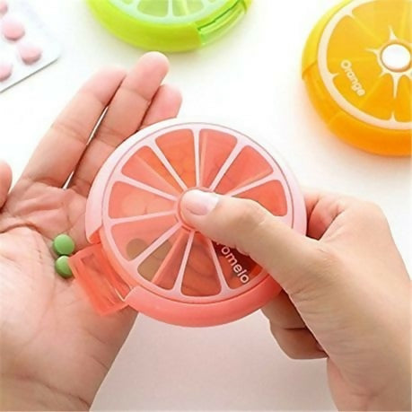 Round Shape Mini Pill Box